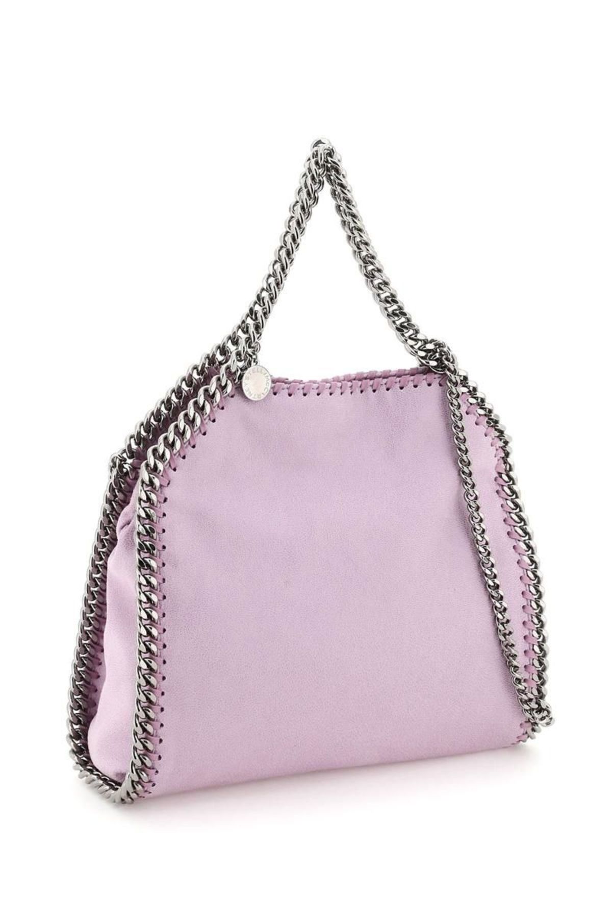 【関税・送料込み】STELLA MCCARTNEY PURPLE TINY TOTE BAG Stella mccartney falabella mini tote bag | Garmentory