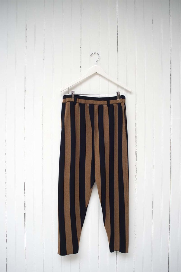 THE WIDE STRIPED KNIT PANT