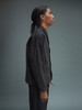 THE MEDIUM STRIPED WASHED COTTON THREE POCKET JACKET - Thumbnail 3