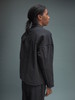 THE MEDIUM STRIPED WASHED COTTON THREE POCKET JACKET - Thumbnail 4