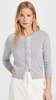 Autumn Cashmere Cardigan W/ Lace Trimmed Placket - Thumbnail 1