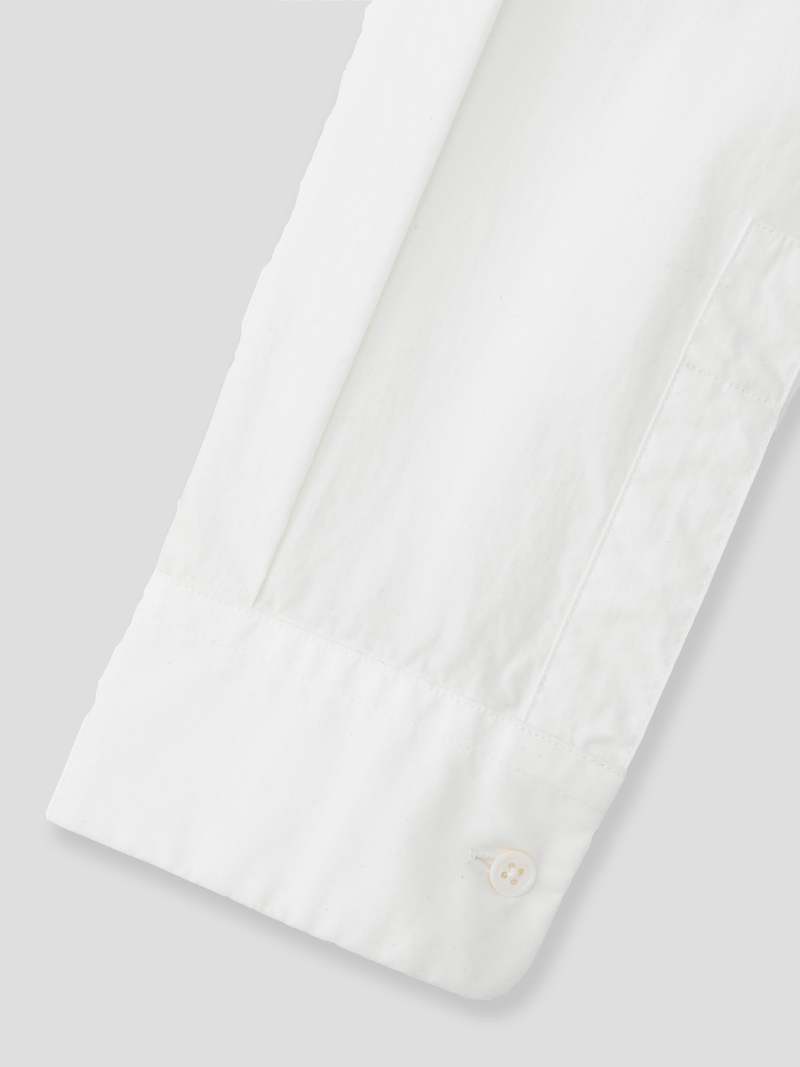 S H Open Collar Shirt - White | Garmentory