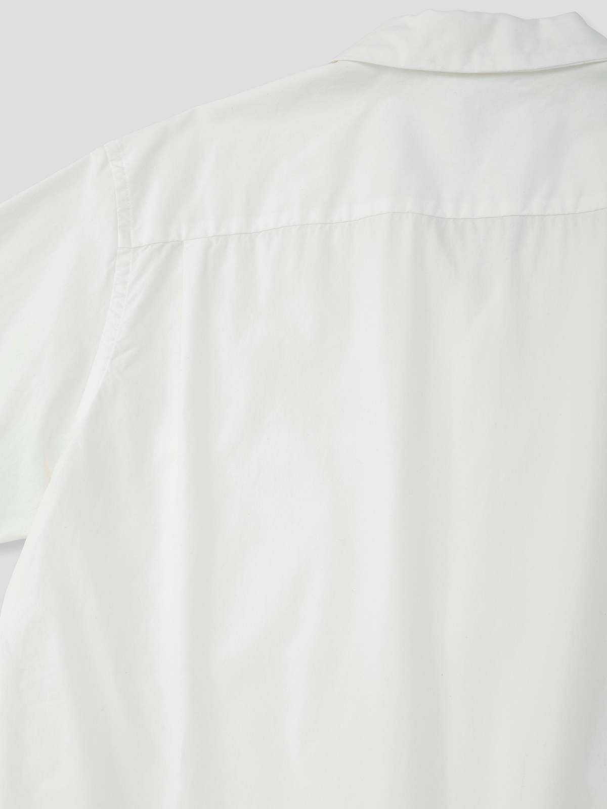 soerte LOOSE H/S OPEN COLLAR SHIRT ホワイト soerte LOOSE H/S OPEN COLLAR SHIRT ホワイト soerte シャツ