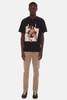 BC Vintage Distressed Rihanna Cheetah Tee - Vintage Black - Thumbnail 1