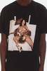 BC Vintage Distressed Rihanna Cheetah Tee - Vintage Black - Thumbnail 4