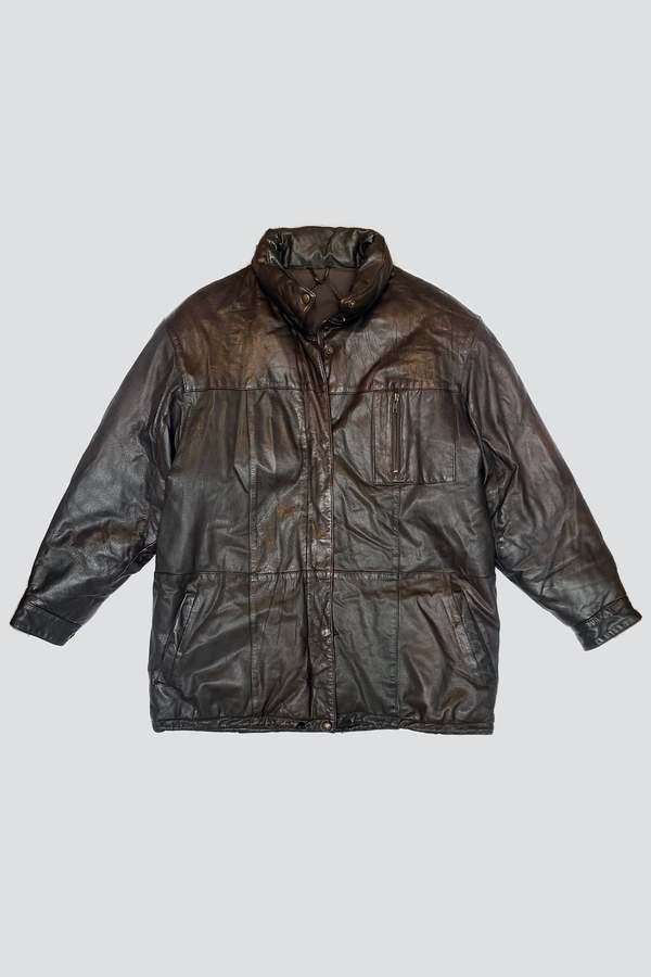 Secchia Flight Bomber in lambskin leather with padding