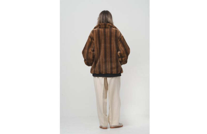 L’Appartement【A POINT ETC】BOMBER BLOUSON A Point Etc Bomber Jacket - Marron | Garmentory
