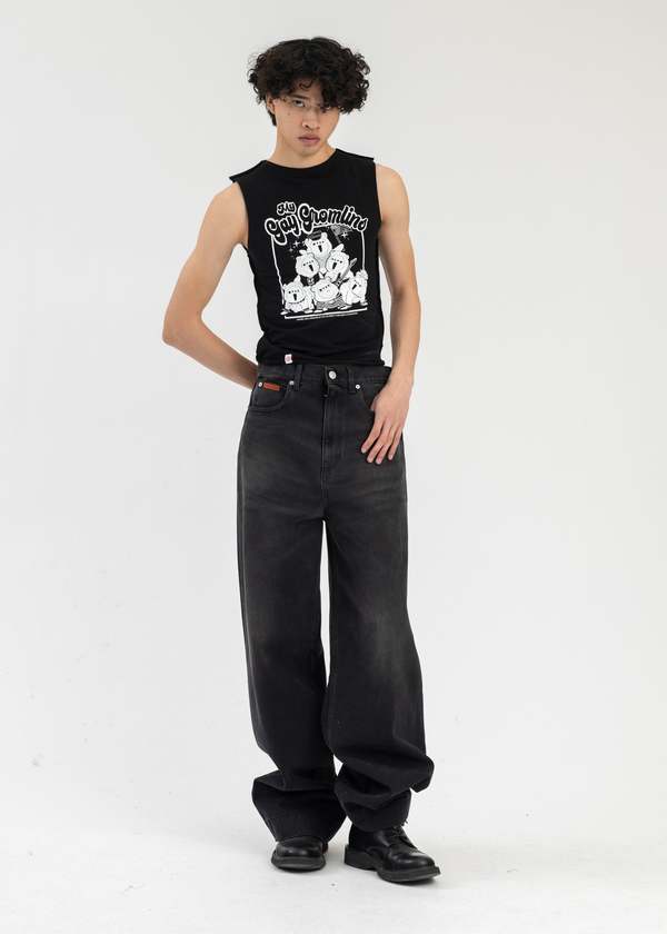 Charles Jeffrey MY GAY GROMLINS TANK TOP - Black | Garmentory