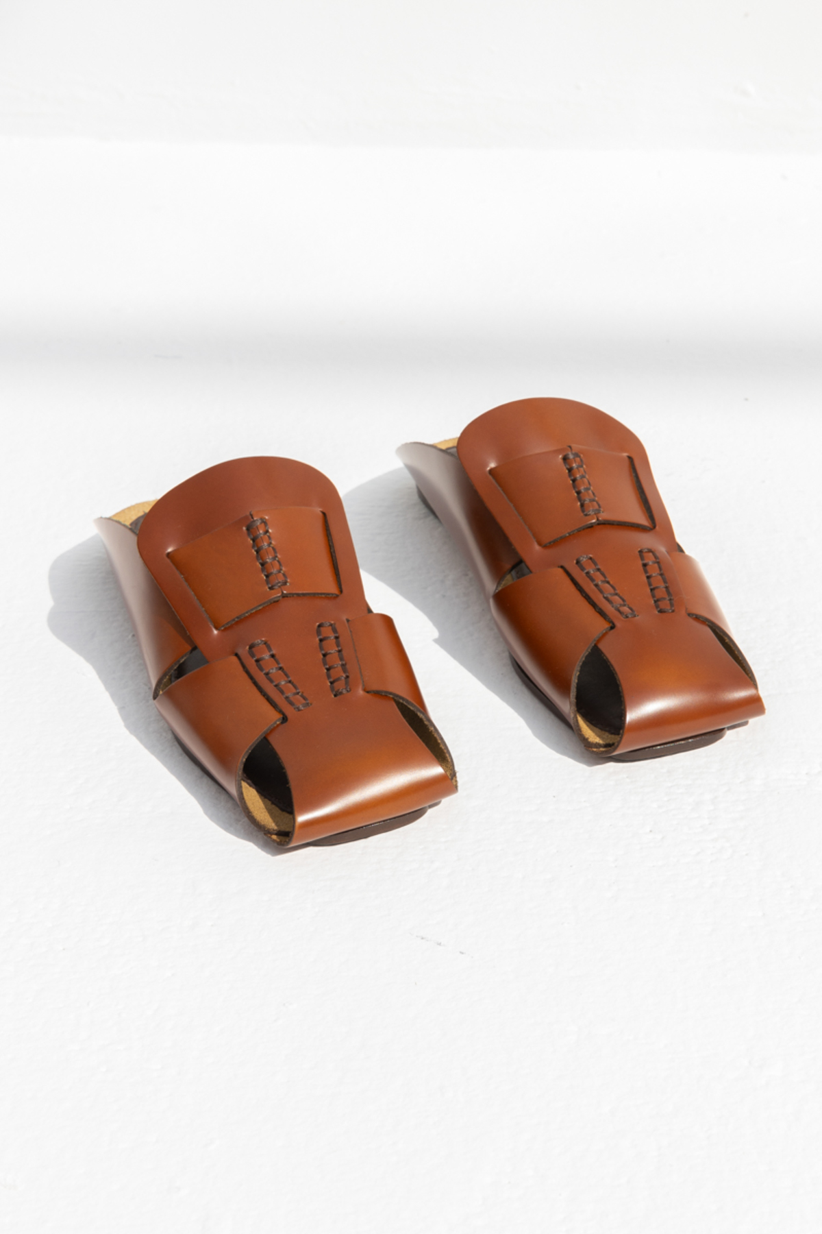 HEREU MUNTANA FLAT MULE - TAN | Garmentory