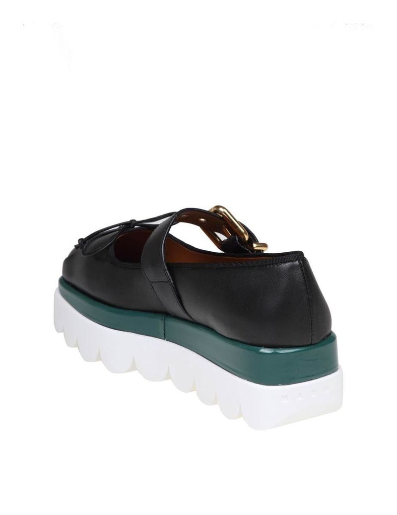 ローファー・オックスフォード MARNI Mary Jane Sneakers - Marni - Leather - Black Mary Jane Sneakers - Marni - Leather - Black