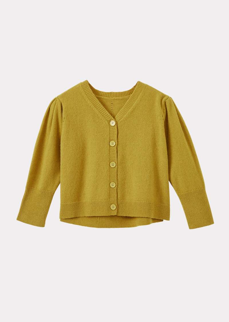 Caramel WOMAN CARDIGAN - CITRINE