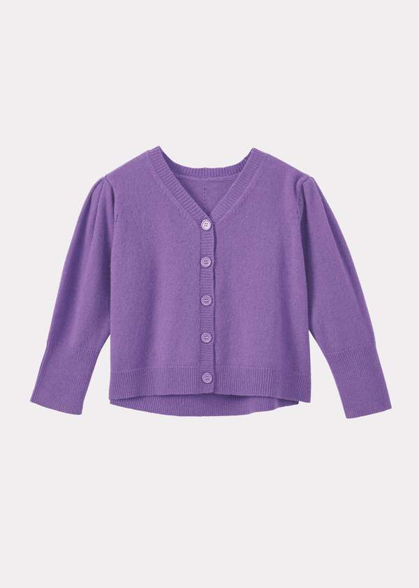 Caramel WOMAN CARDIGAN - LILAC