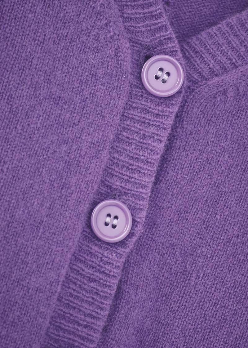 Caramel WOMAN CARDIGAN - LILAC