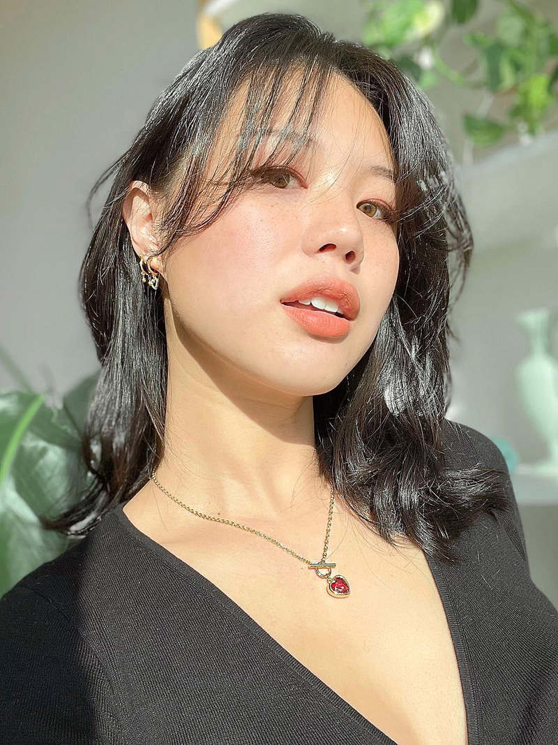 Gold Heart Necklace - Hana Lee Heart | Garmentory