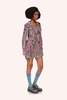 Anna Sui Giverny Combo Ruffled Tunic - Dusty Blue Multi - Thumbnail 7