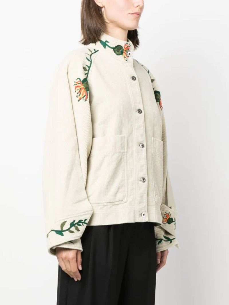 Henrik Vibskov Cast Corduroy Jacket - Fog | Garmentory