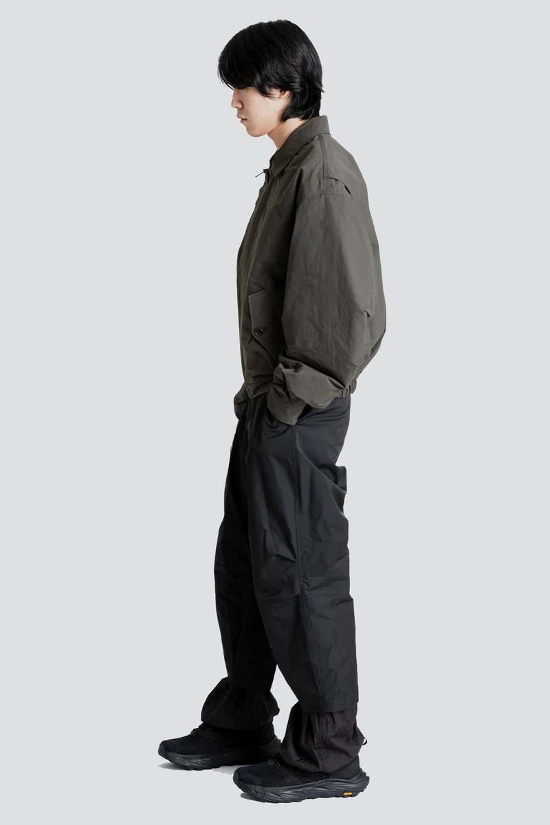 AMOMENTO Padded Cotton Nylon Jumper - Dark Brown | Garmentory