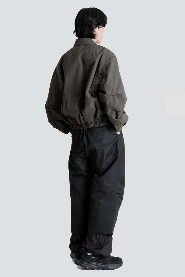 AMOMENTO Padded Cotton Nylon Jumper - Dark Brown | Garmentory