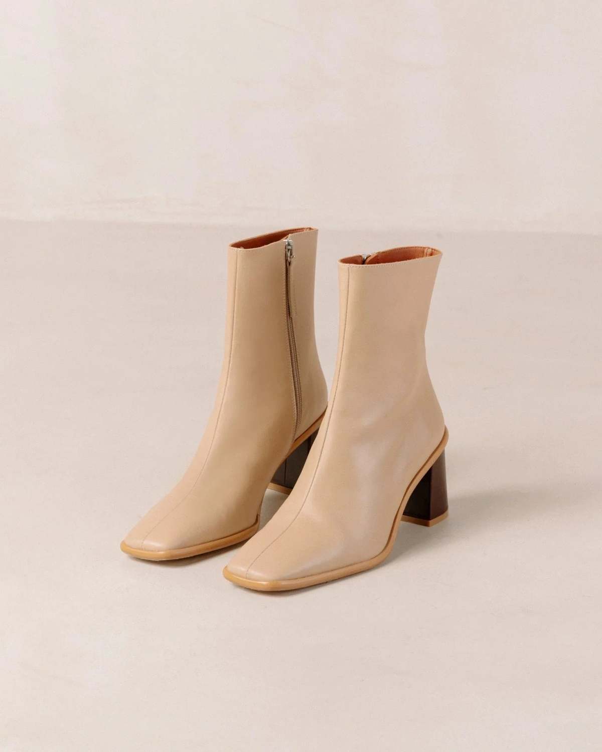 ALOHAS West Cape Leather Boots Vintage Beige