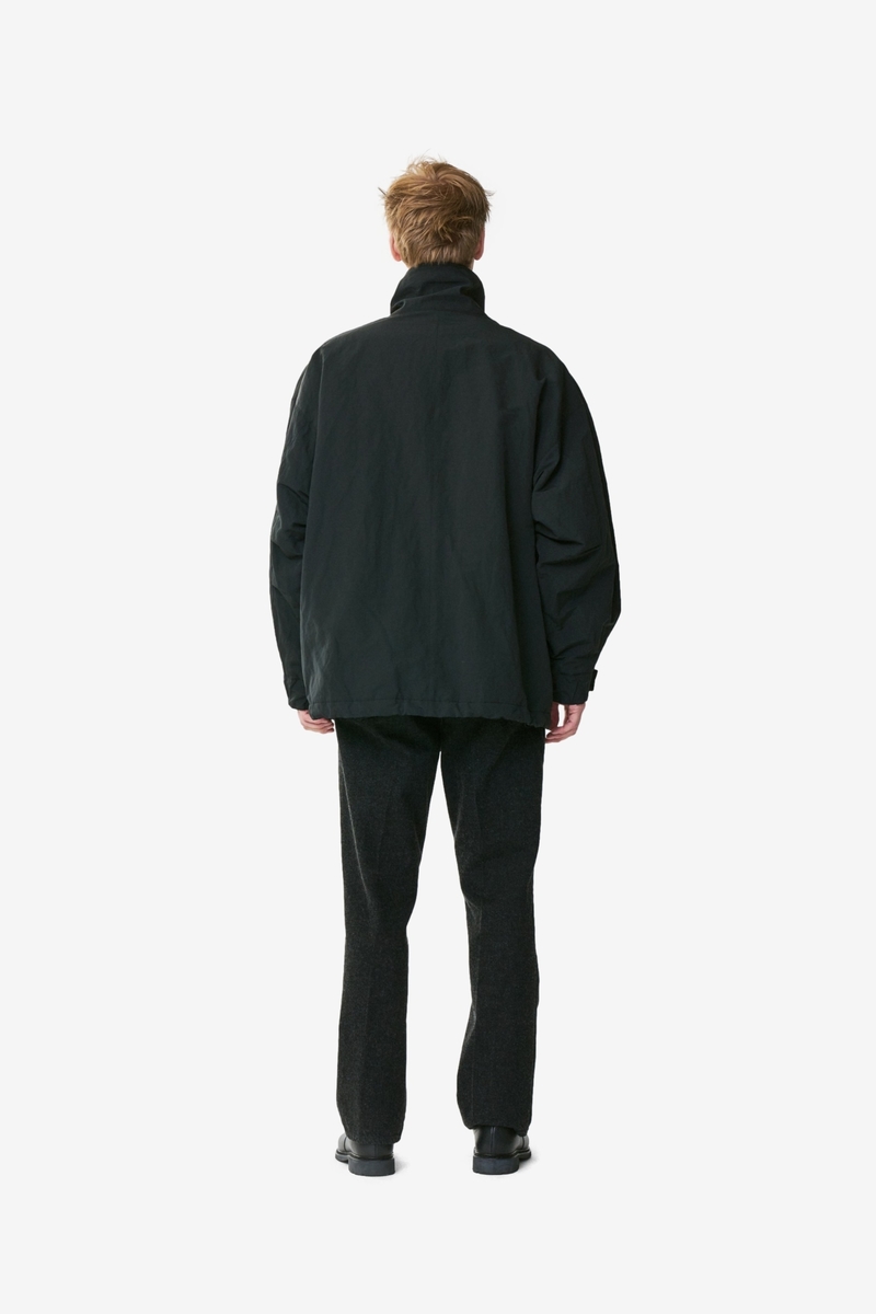 KAPTAIN SUNSHINE Short Mill Coat - Charcoal | Garmentory