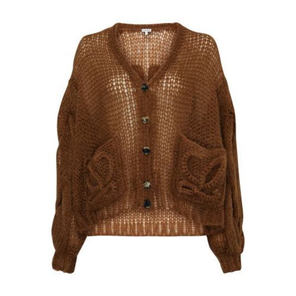 LOEWE Anagram cardigan - Brown | Garmentory