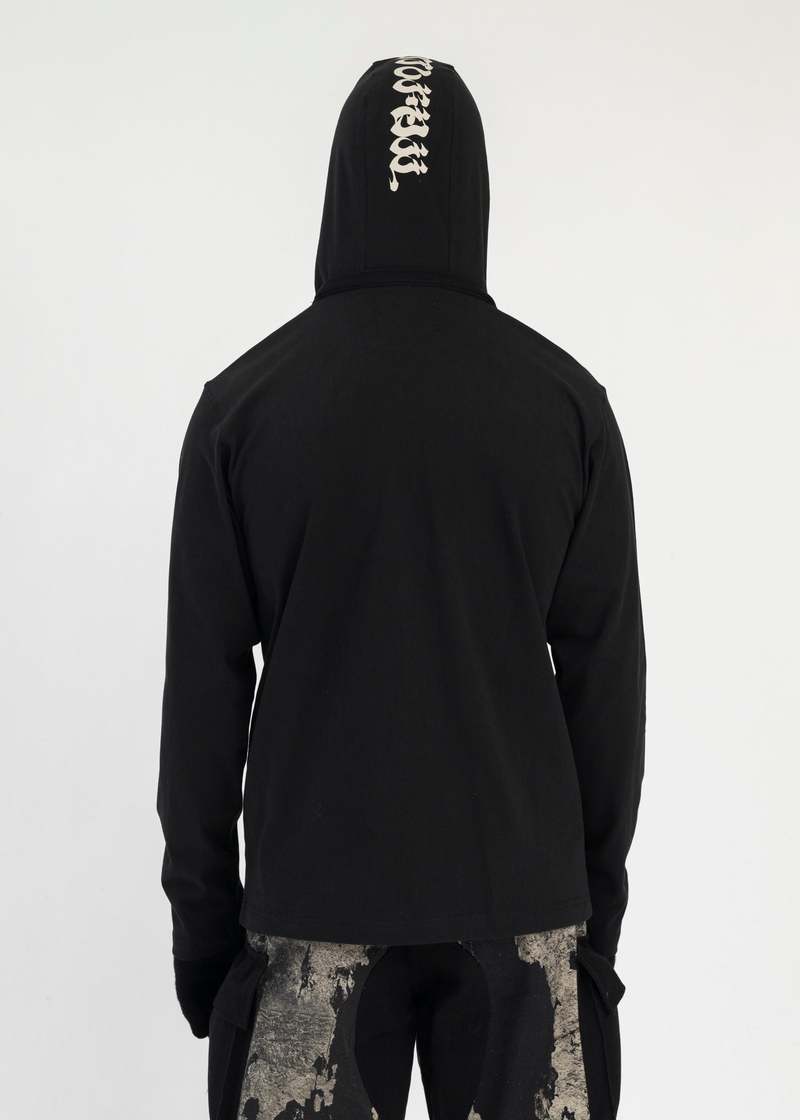国内発送■KUSIKOHC■折り紙プリント マスクL/S Tシャツ KUSIKOHC - オリガミ プリント マスク ロングスリーブ Tシャツ