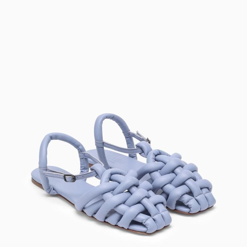 【HEREU】KLAVA SANDALS - LAVENDER Shop Hereu Clava Crinkled Glossy Sandals Online | Camargue