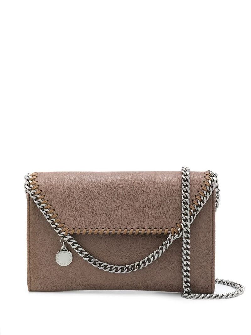 STELLA MCCARTNEY FALABELLA MINI SHOULDER BAG - Brown