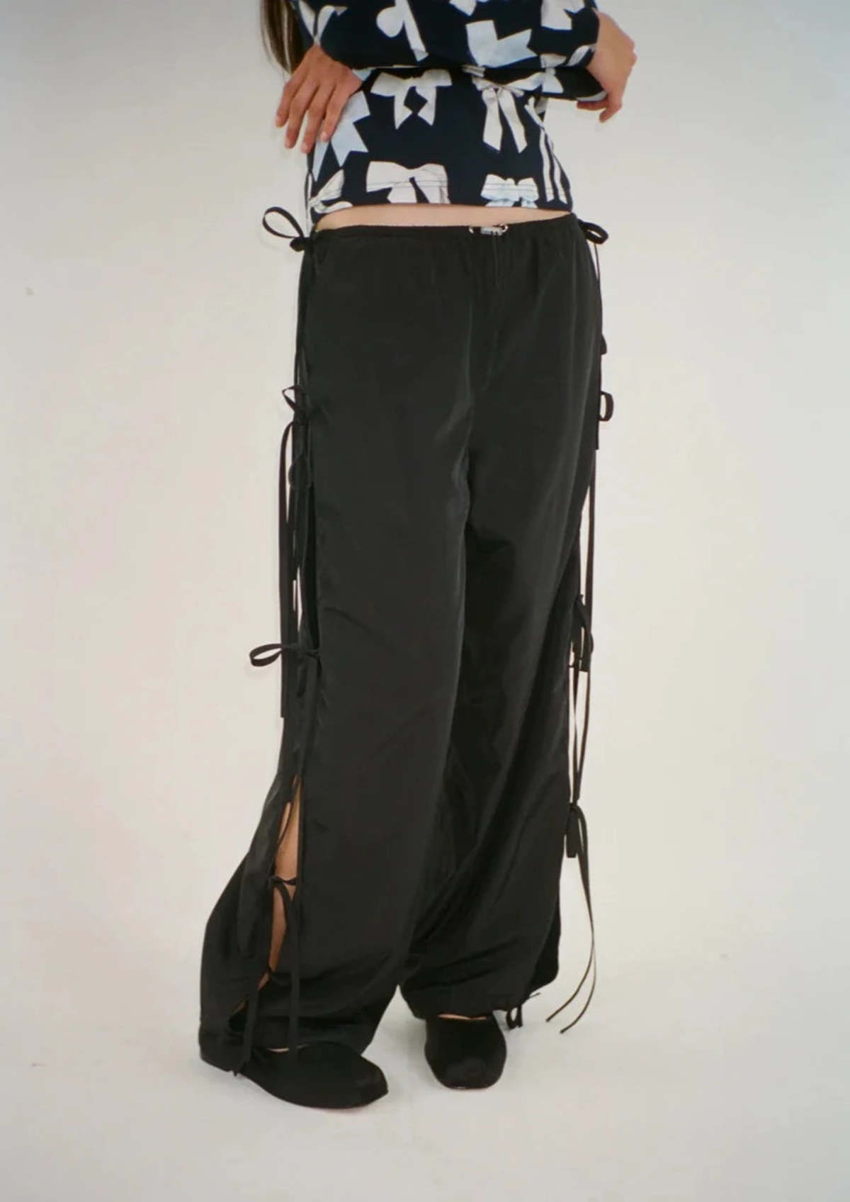 Sandy Liang Cam Pants - Black | Garmentory