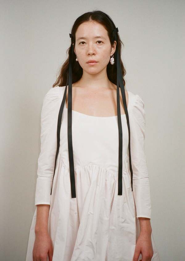 Sandy Liang Recital Headband - Black | Garmentory