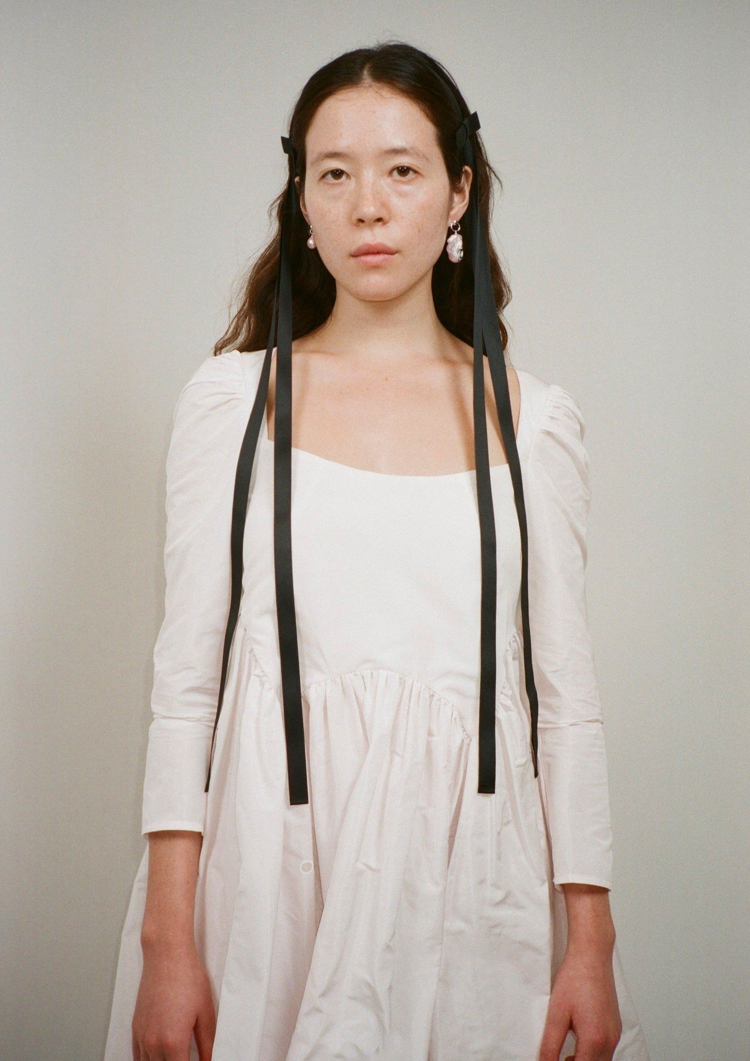 Sandy Liang Recital Headband - Black | Garmentory