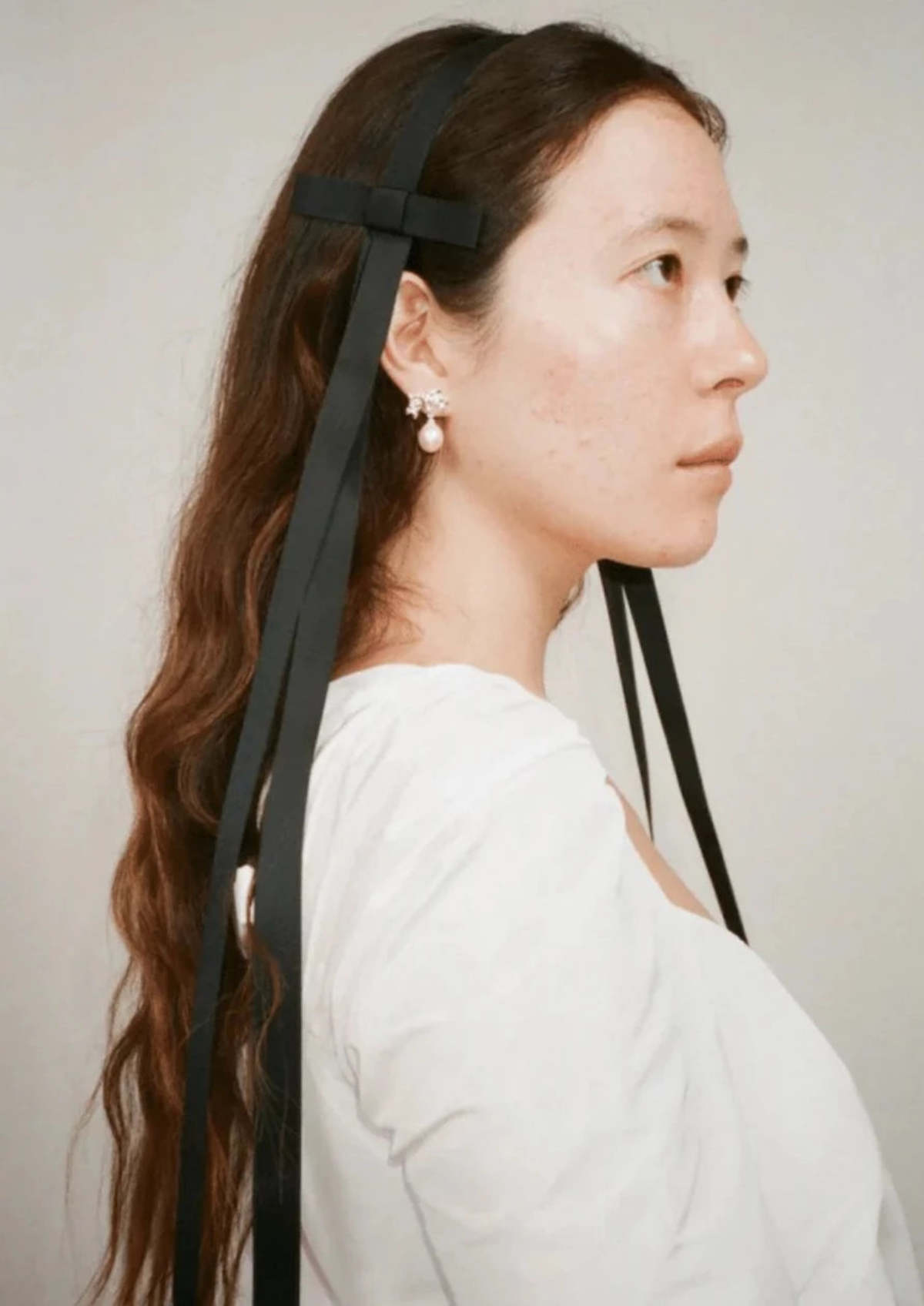 Sandy Liang Recital Headband - Black | Garmentory