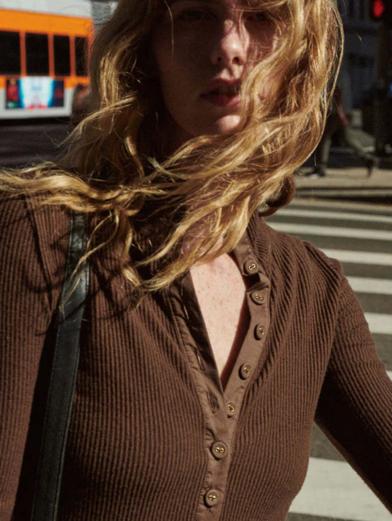 Nation Ltd Phoebe Turtleneck Dress - Dark Chocolate