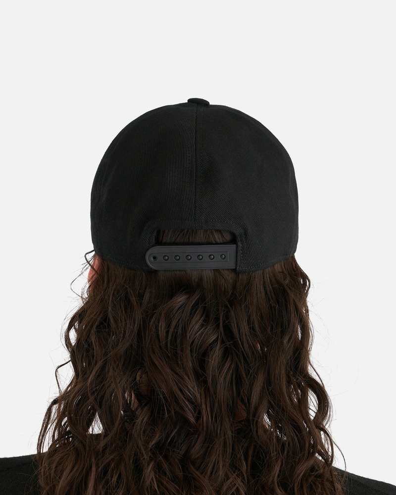 Rick Owens Denim Baseball Cap - Black/Pearl | Garmentory