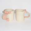 Kuu Pottery Bow Mug - White - Thumbnail 1
