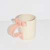 Kuu Pottery Bow Mug - White - Thumbnail 2