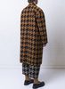 Grei. Relaxed Overcoat - Burnt Orange Two-tone Check - Thumbnail 2