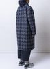 Grei. Relaxed Overcoat - Midnight Blue Two-tone Check - Thumbnail 3