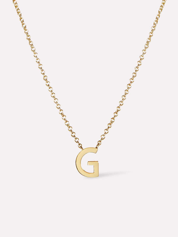 Ana Luisa Initial Necklace - Letter Necklace - Gold | Garmentory