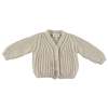 Kids Pequeno Tocon Baby Old Cardigan - Natural Cream - Thumbnail 1