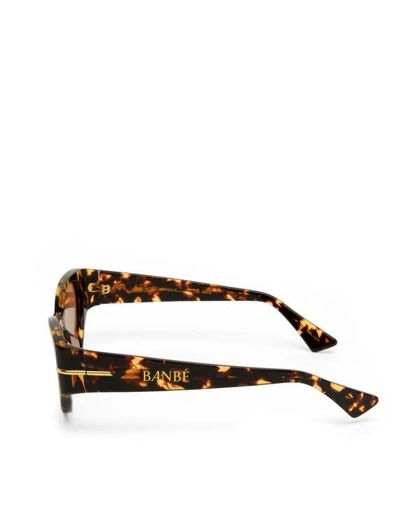 Banbe Eyewear The Hadid Sunglasses - Amber Tort/Caramel