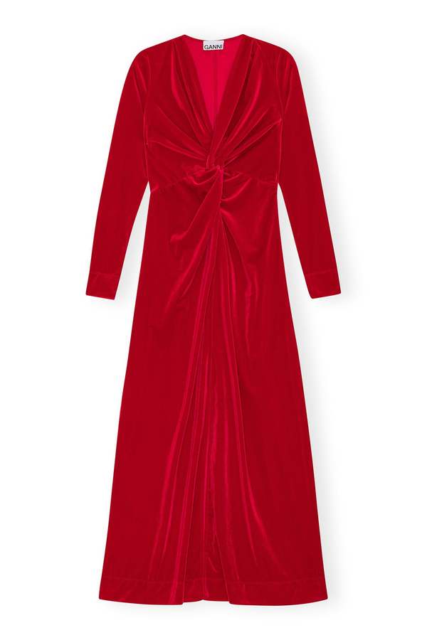 ganni velvet jersey dress Ganni Mini Dresses