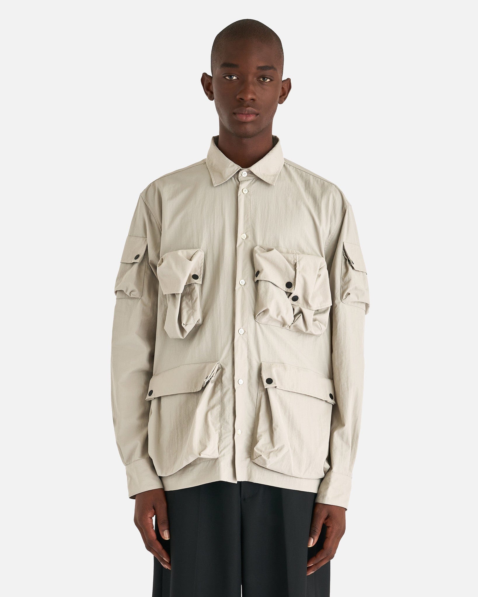 Botter Utility Pocket Shirt - Beige | Garmentory