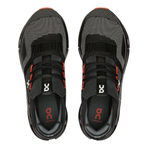 On Cloud Cloudnova Black Orange Running Comfort Shoe\'s Men\'s Size 9 26.98127 On Cloudnova - Black/Flame - Trainers - Mens Shoes main image 2