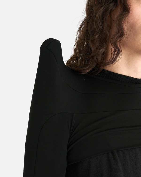 Rick Owens Strobe Bolero T-Shirt - Black | Garmentory