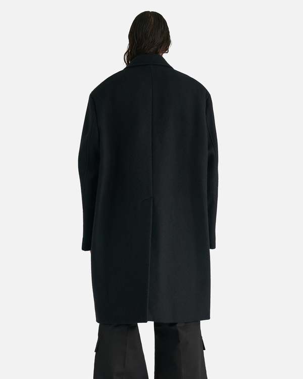 Rick Owens Jumbo Mac Coat - Black | Garmentory