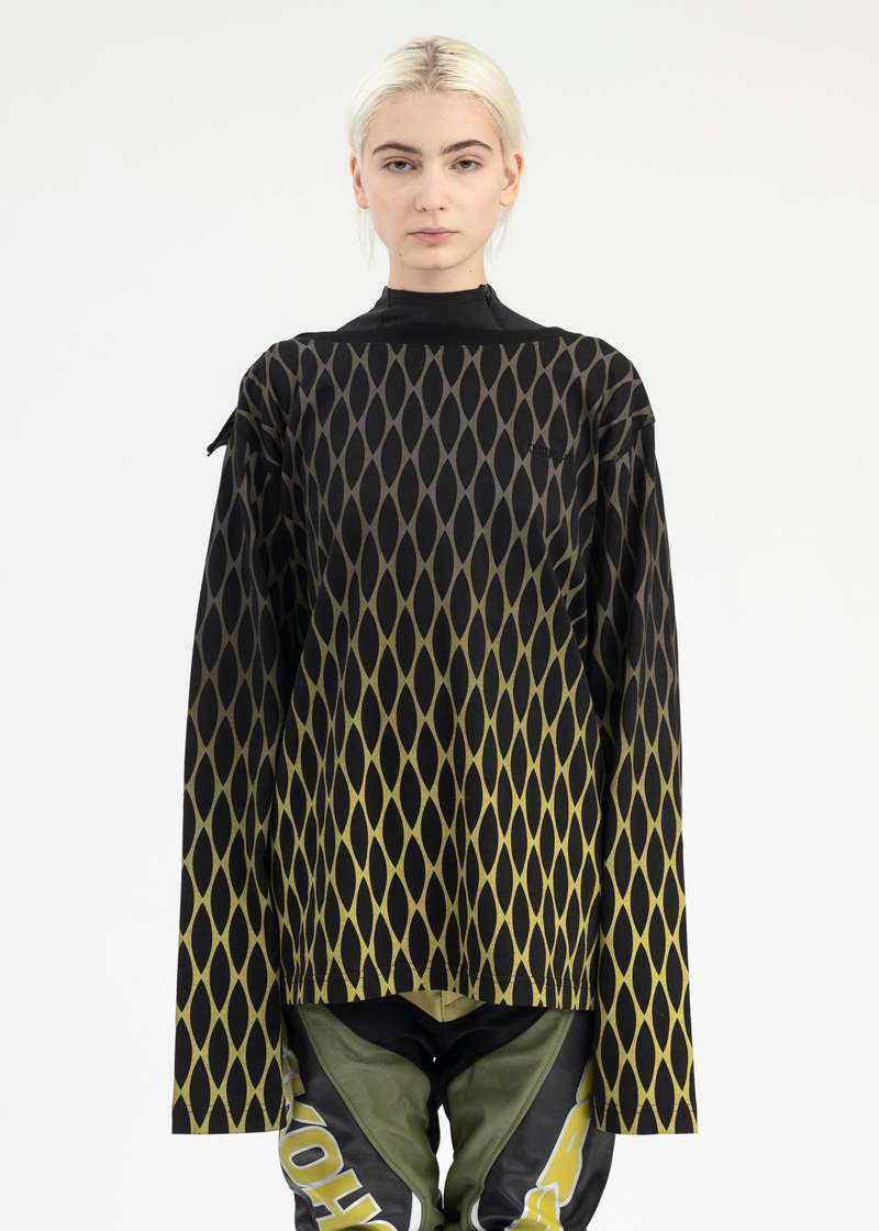 Kusikohc Mask Ls T-shirt - Black Chain Print