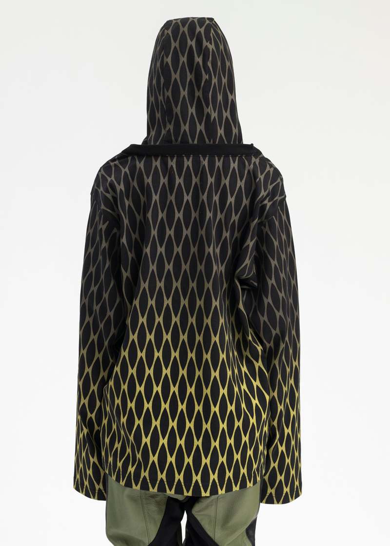 Kusikohc Mask Ls T-shirt - Black Chain Print