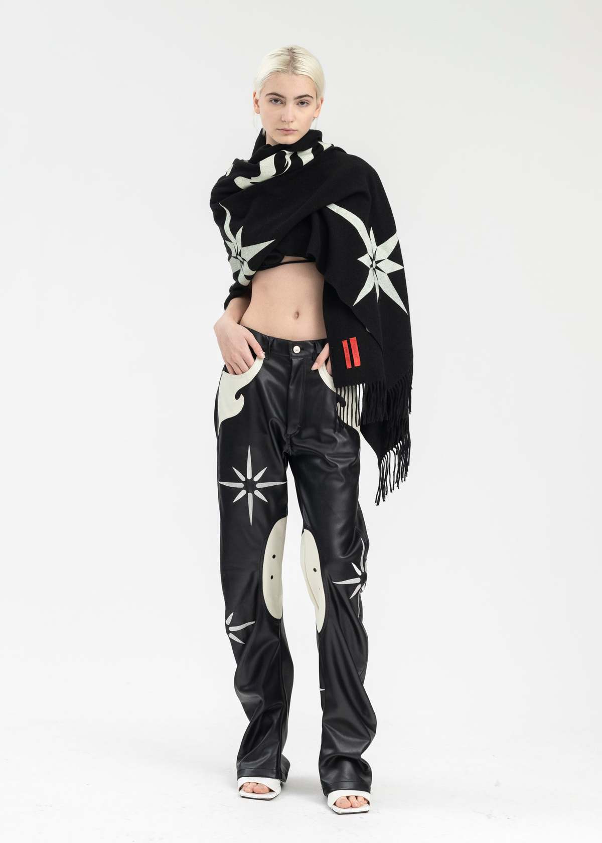 KUSIKOHC RIDER FAUX LEATHER PANTSクシコック