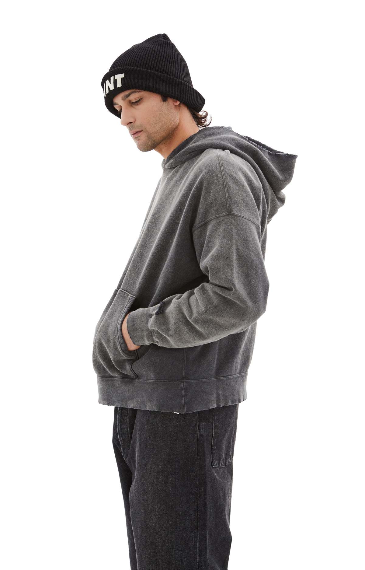 Visvim Jumbo SB Hoodie P.O. Crash - Black | Garmentory